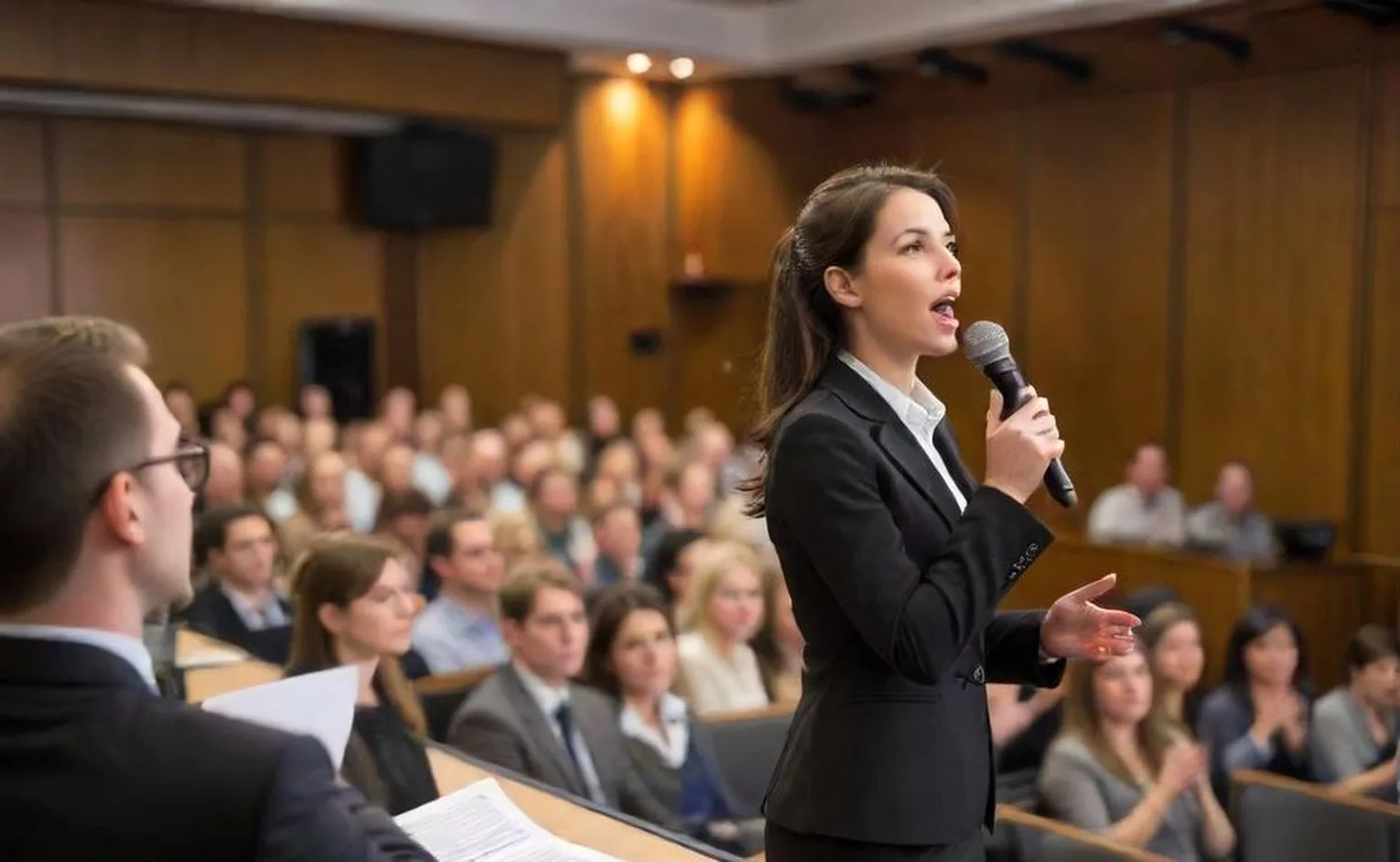 Professional speaking training